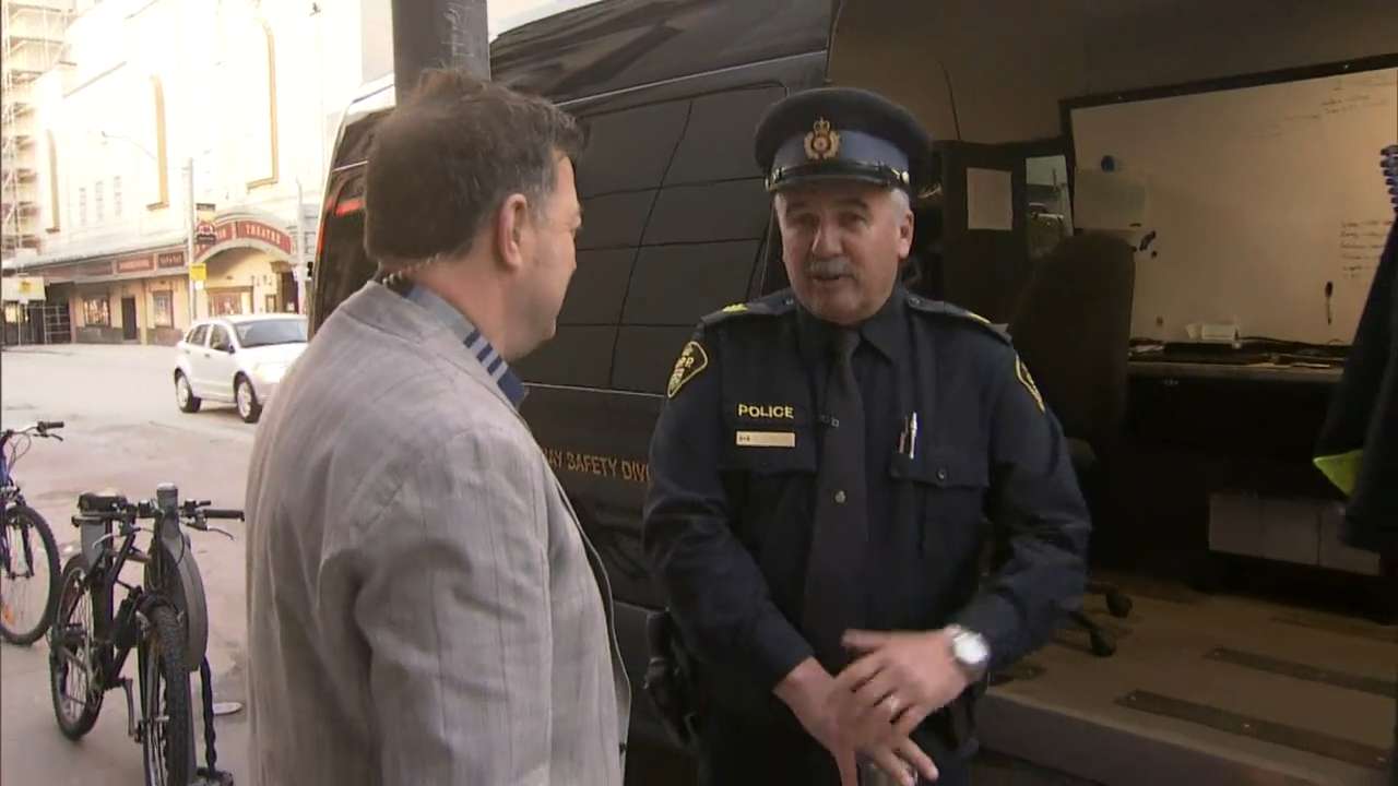 Difficult to leave uniform: retiring OPP Sgt. Dave Woodford.