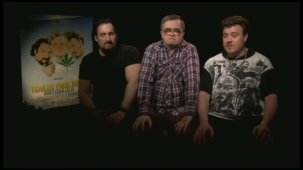 Raw video: Interview with the Trailer Park Boys