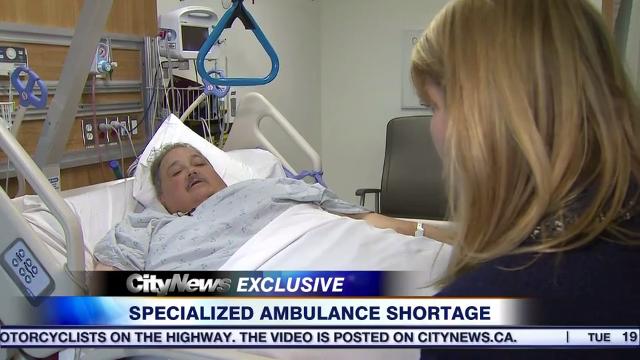 Specialized ambulance shortage leaves man waiting in street for over an hour with broken leg